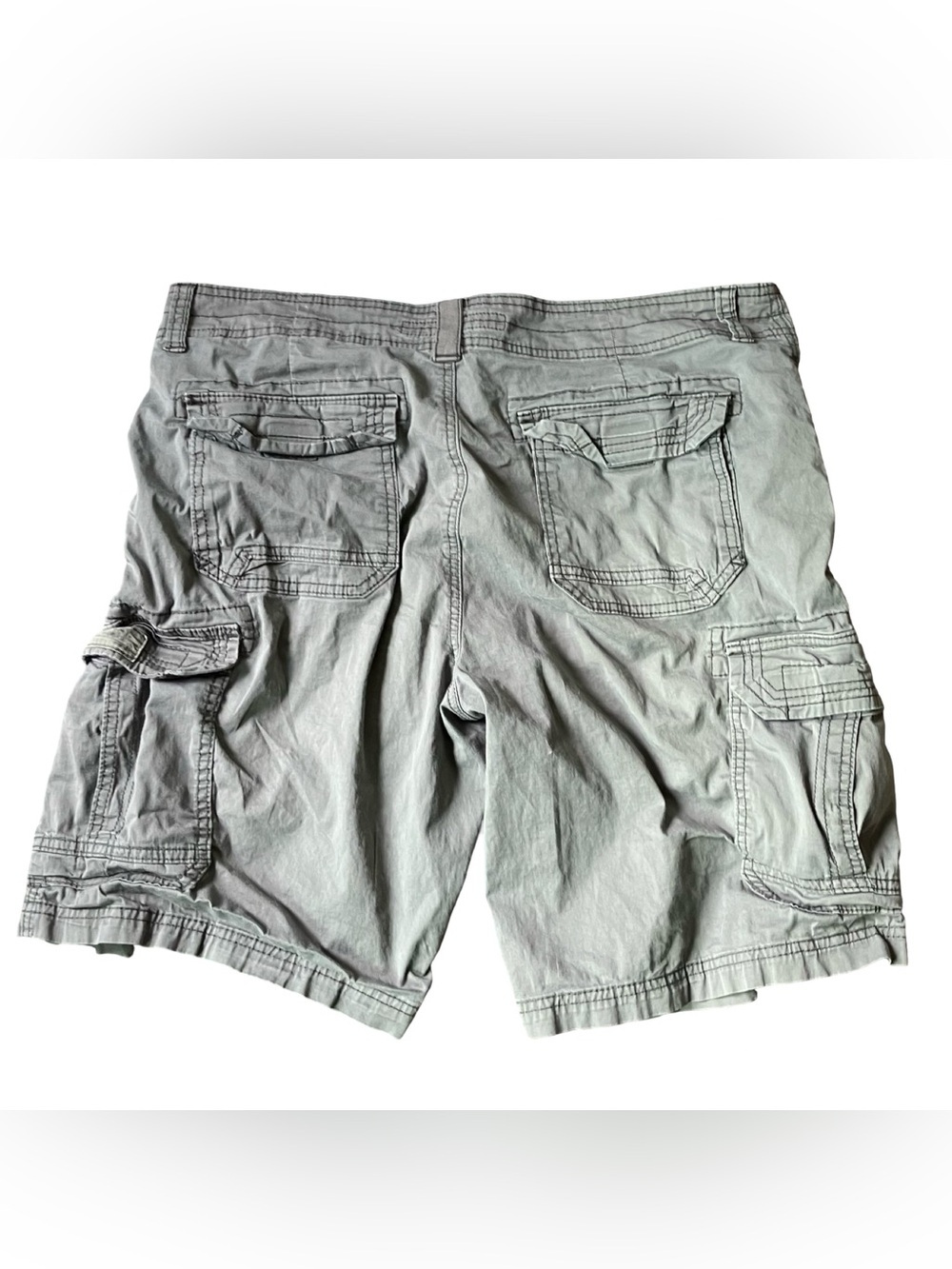 Mens Cargo Shorts Lot (2) Khaki Sz 36 Hiking Fishing Union Bay Old Navy Utility - Picture 9 of 13